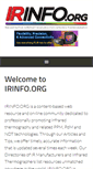 Mobile Screenshot of irinfo.org
