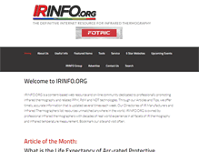 Tablet Screenshot of irinfo.org